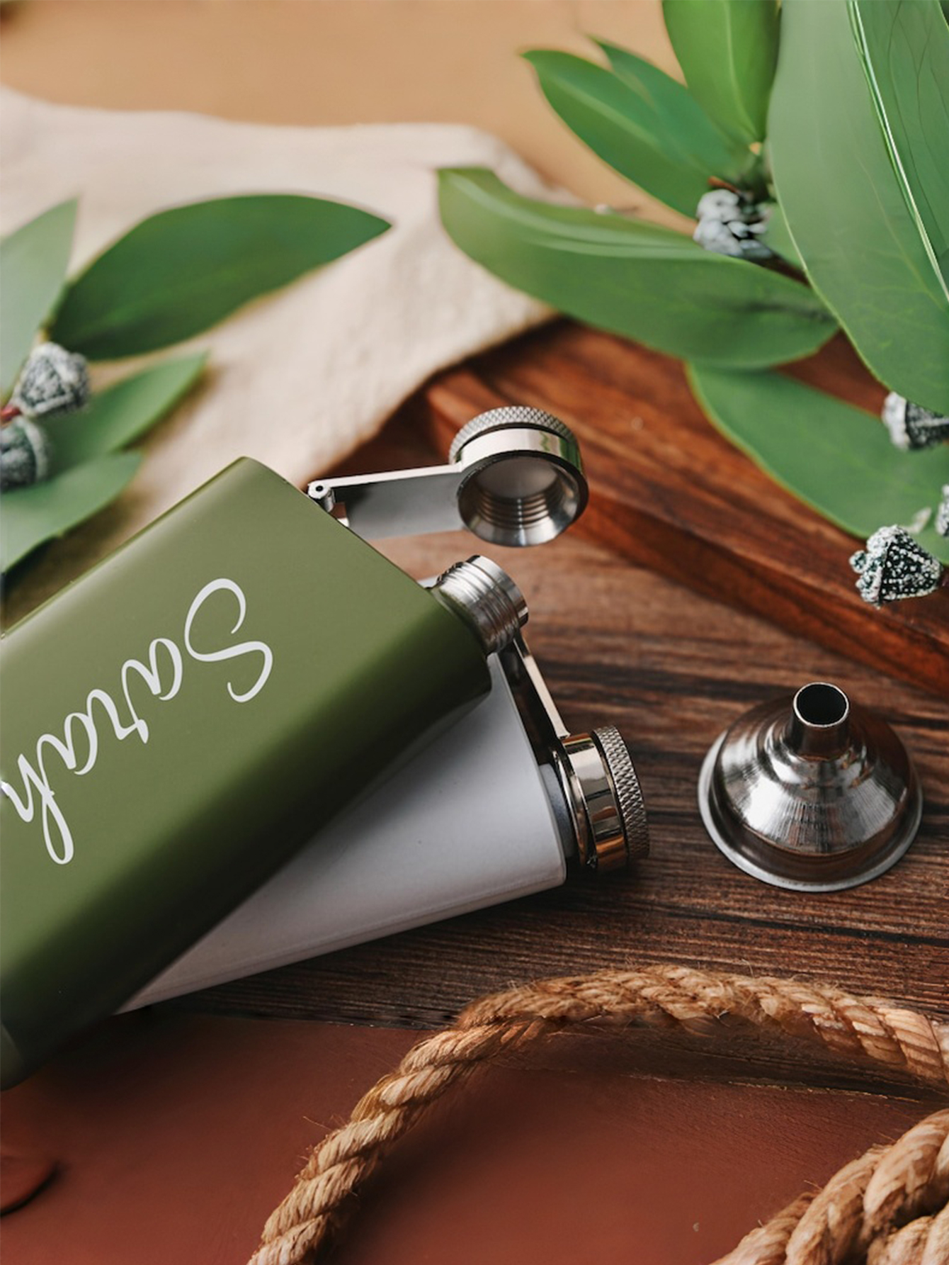 Custom Engraved Outdoor Hip Flask